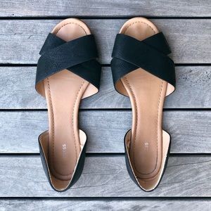 Express Open Toe flats